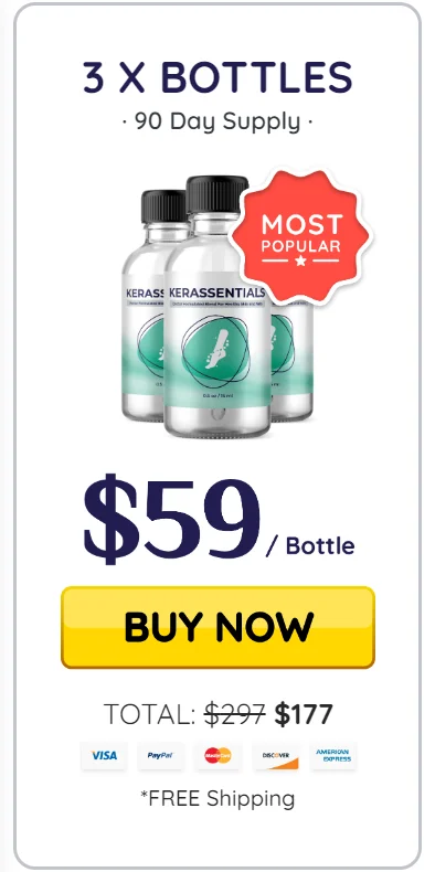 Kerassentials™ 3 bottles pricing